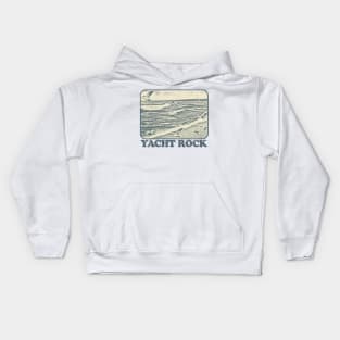 Yacht Rock / Retro Faded 80s Style Design Kids Hoodie